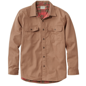 Men's LL Bean Flannel- Lined Shirt (Multiple Colors)